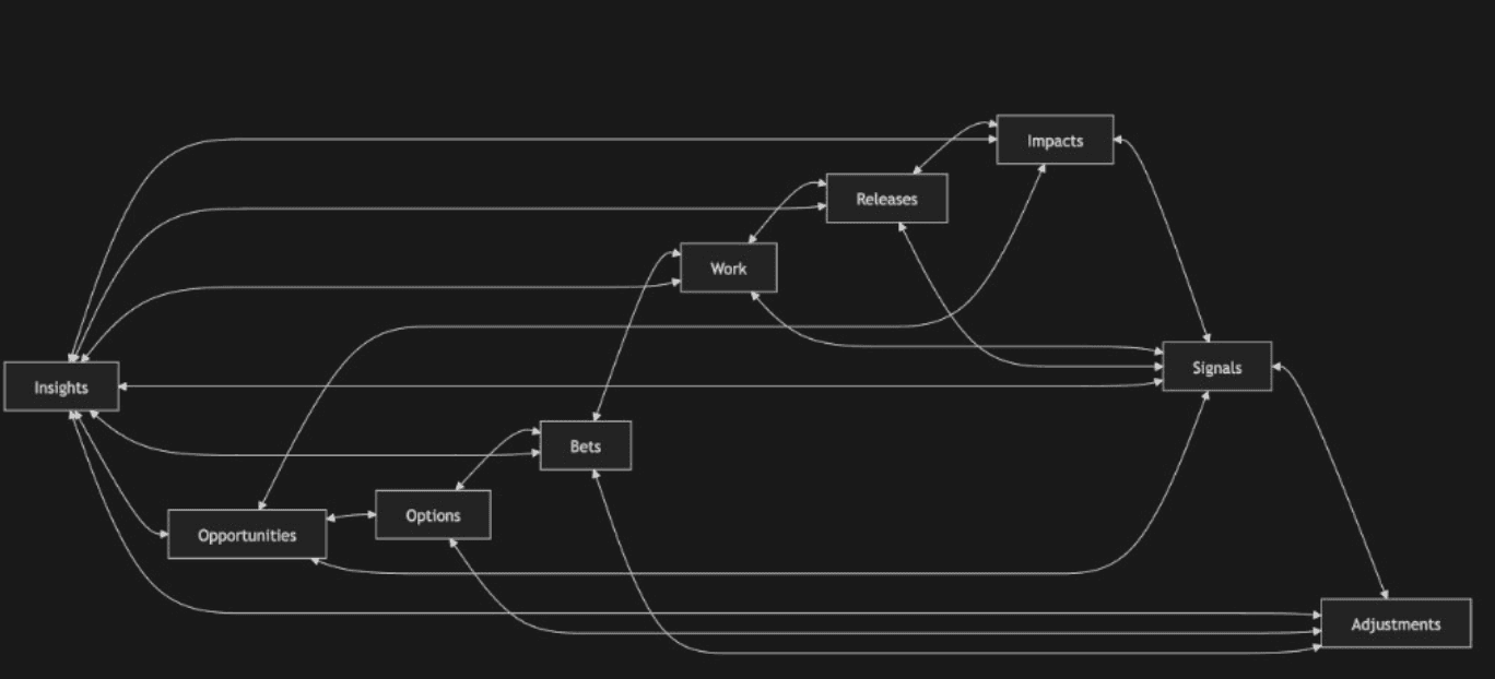 Figure 3: Product development flow as interacting loops