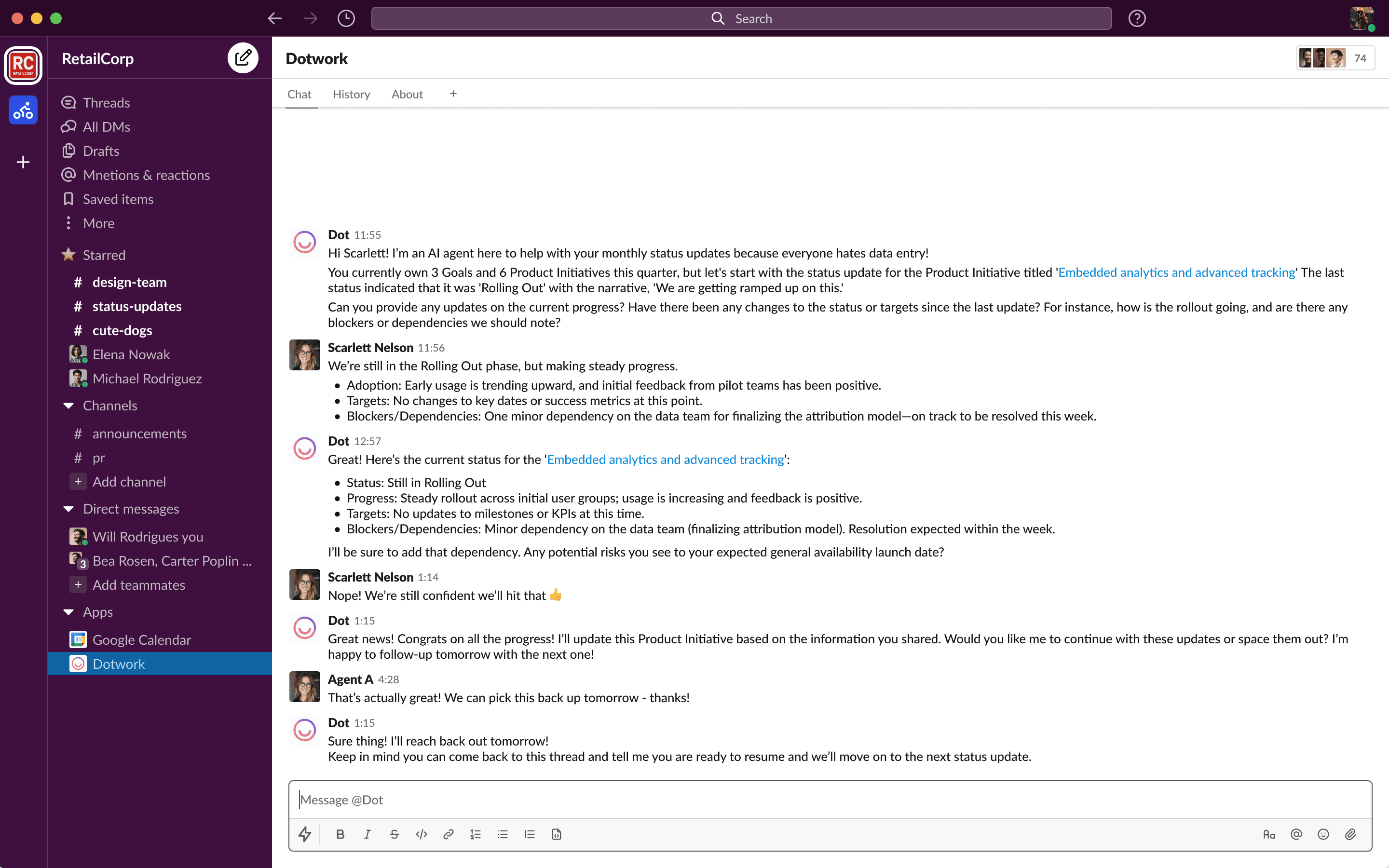 1. Better data collection screenshot