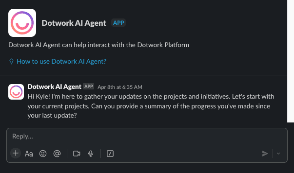 Conversational agent example